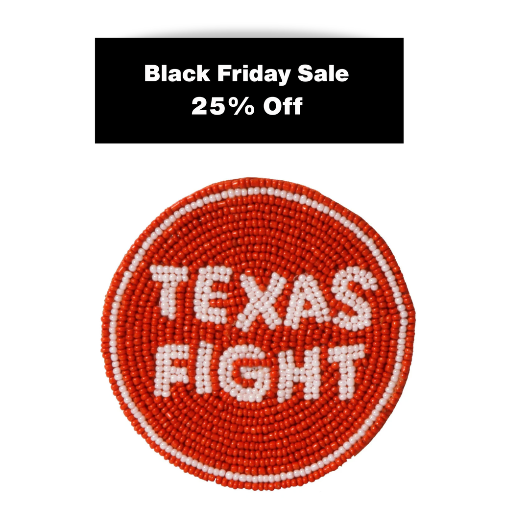 Beaded Game Day Button