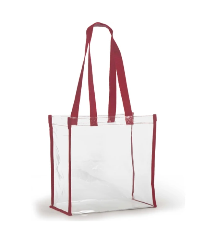 Clear Stadium Tote - Blank-90