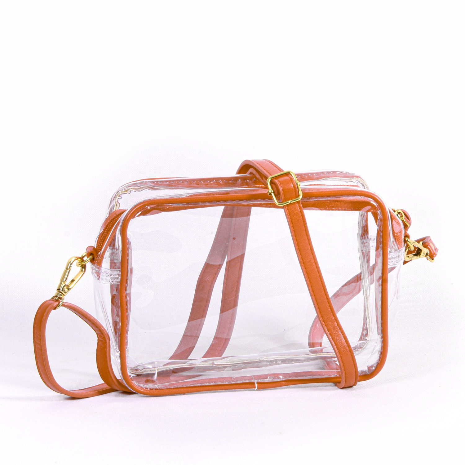 Burnt Orange Clear Purses & Game Day Bags-73