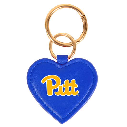 University of Pittsburgh Heart Purse Charm/Key Ring