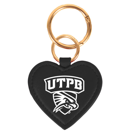 UTPB Falcons Heart Purse Charm/Key Ring
