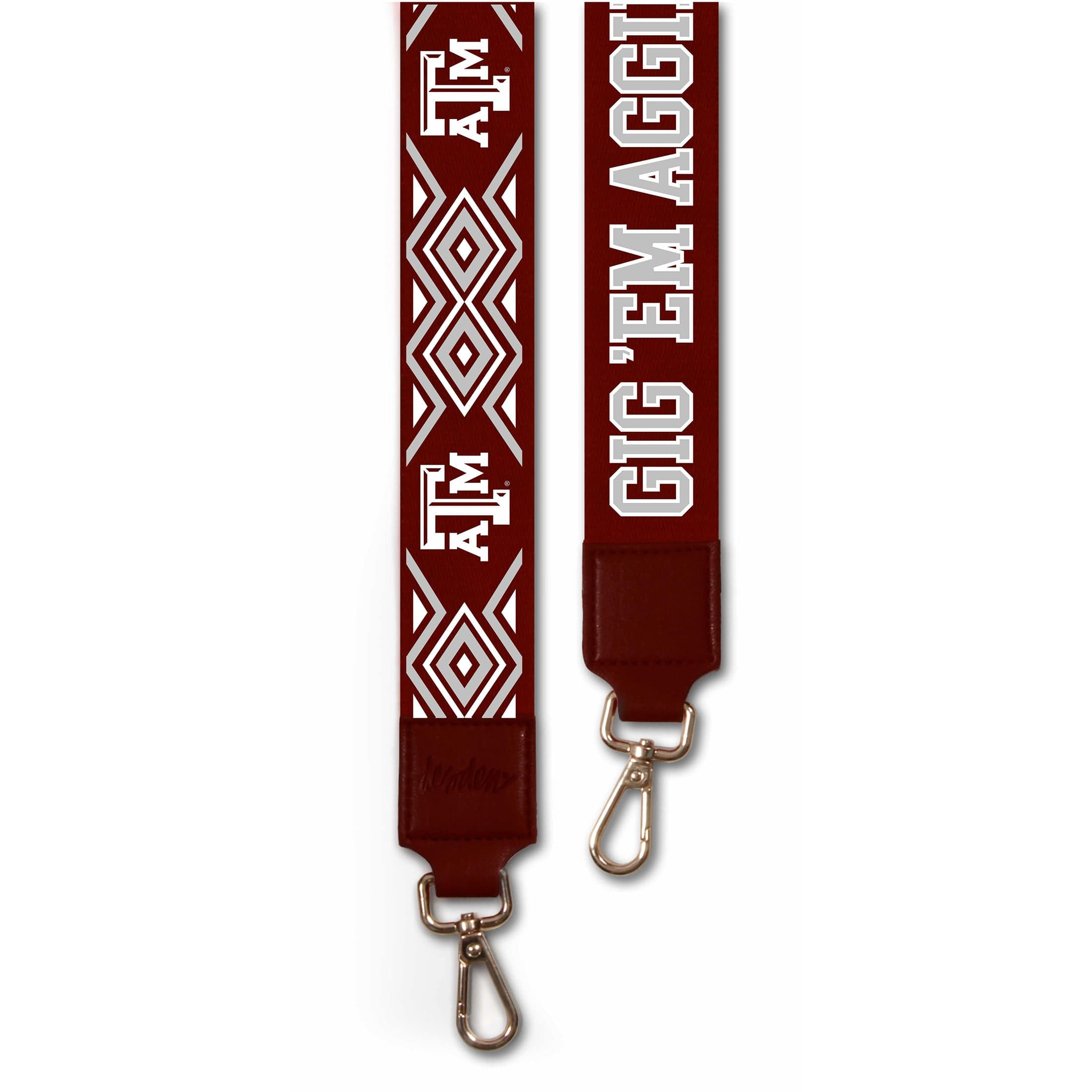 Desden Purse 2' wide Printed Purse Strap- Texas A&M