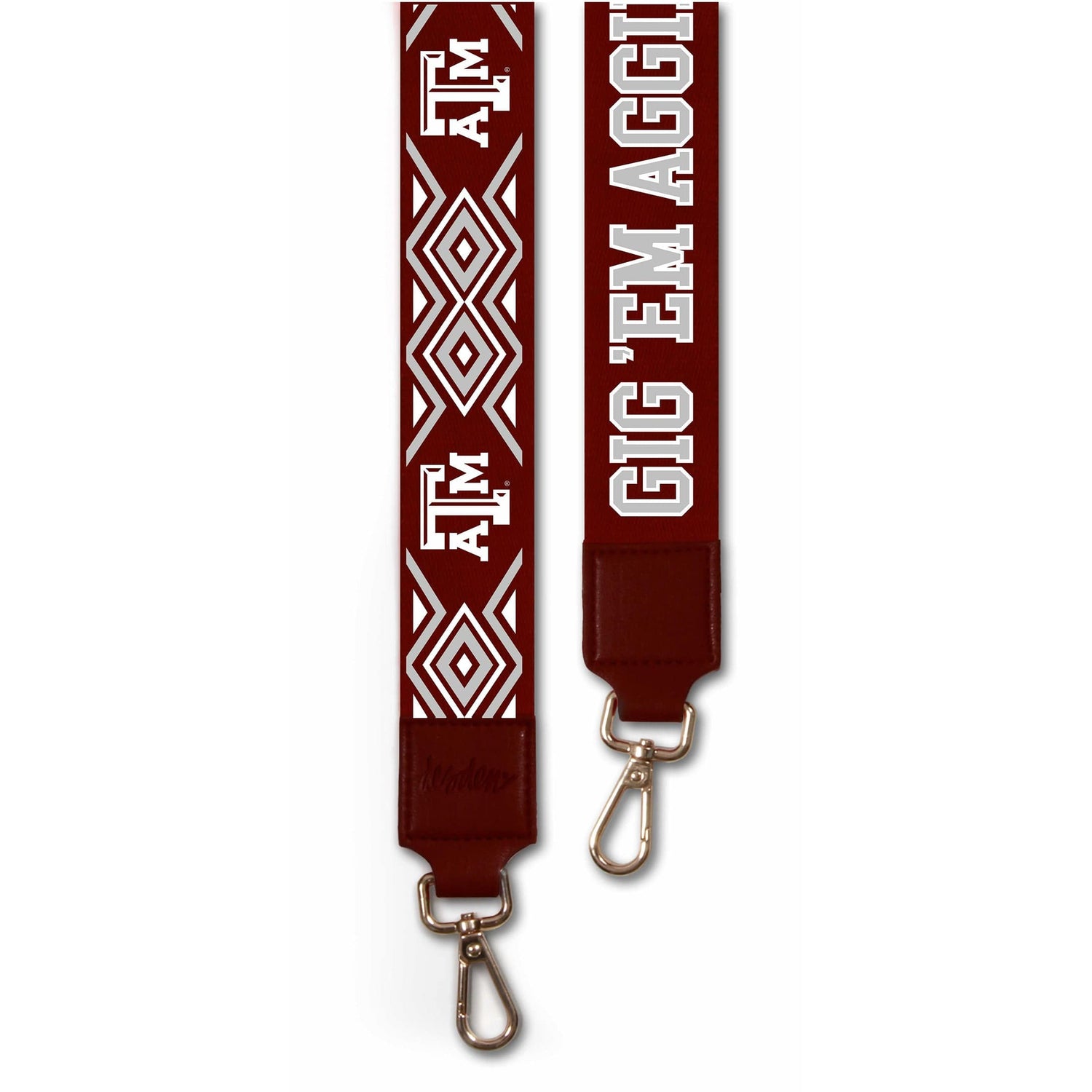 Desden Purse 2' wide Printed Purse Strap- Texas A&M-14