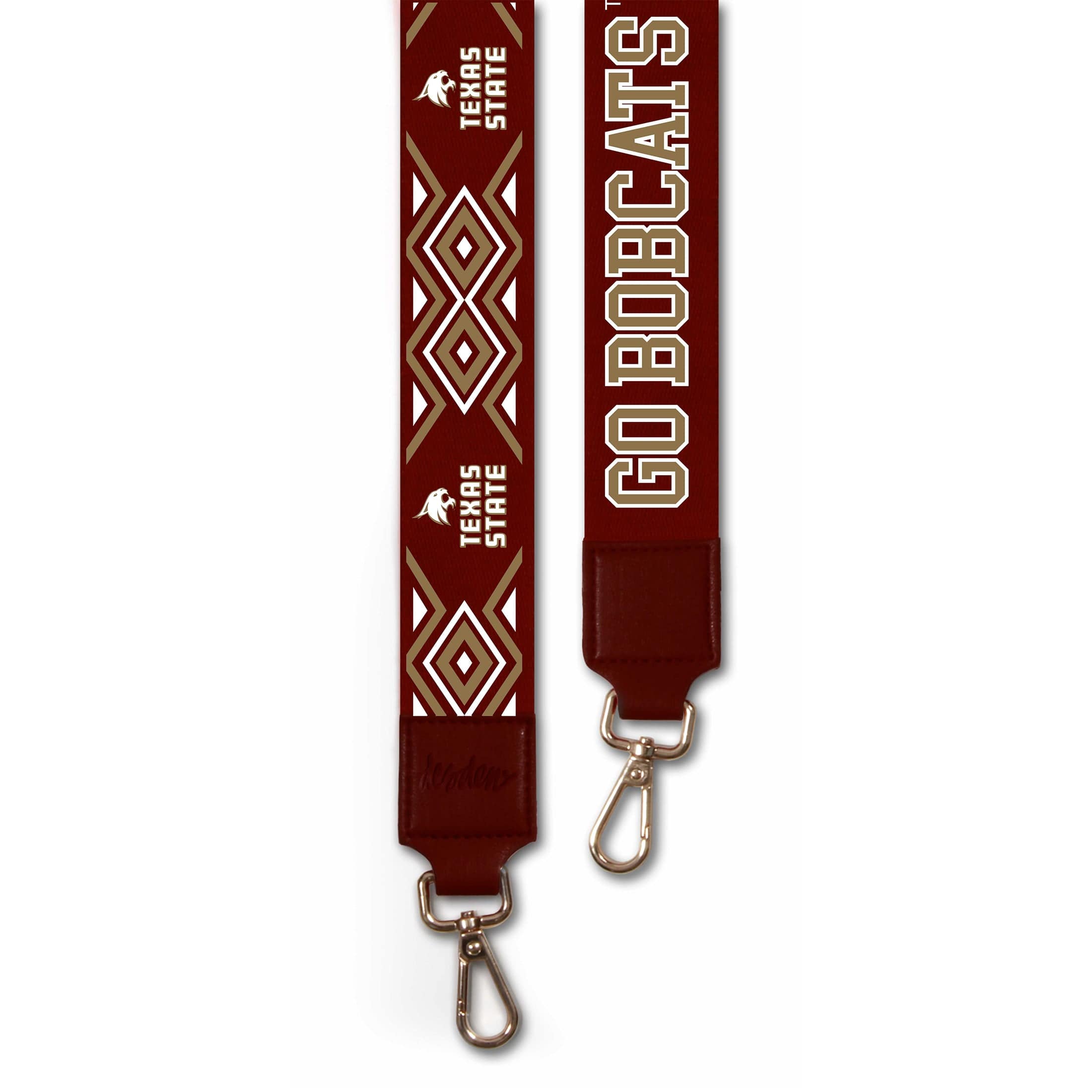 Desden Purse 2' wide Printed Purse Strap- Texas State