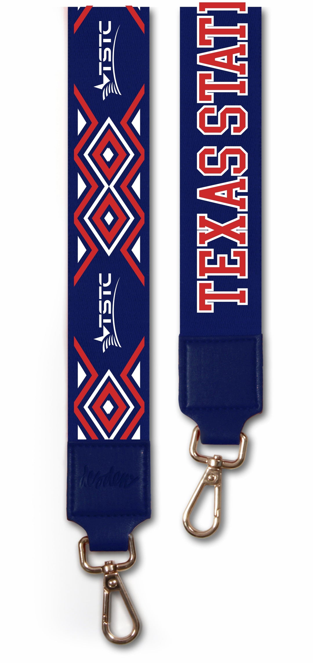 2' wide Printed Purse Strap- Texas State Tech