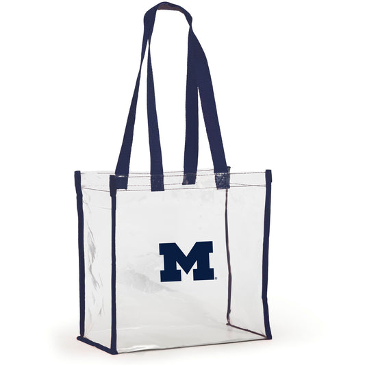 Michigan Wolverines Clear Stadium Tote
