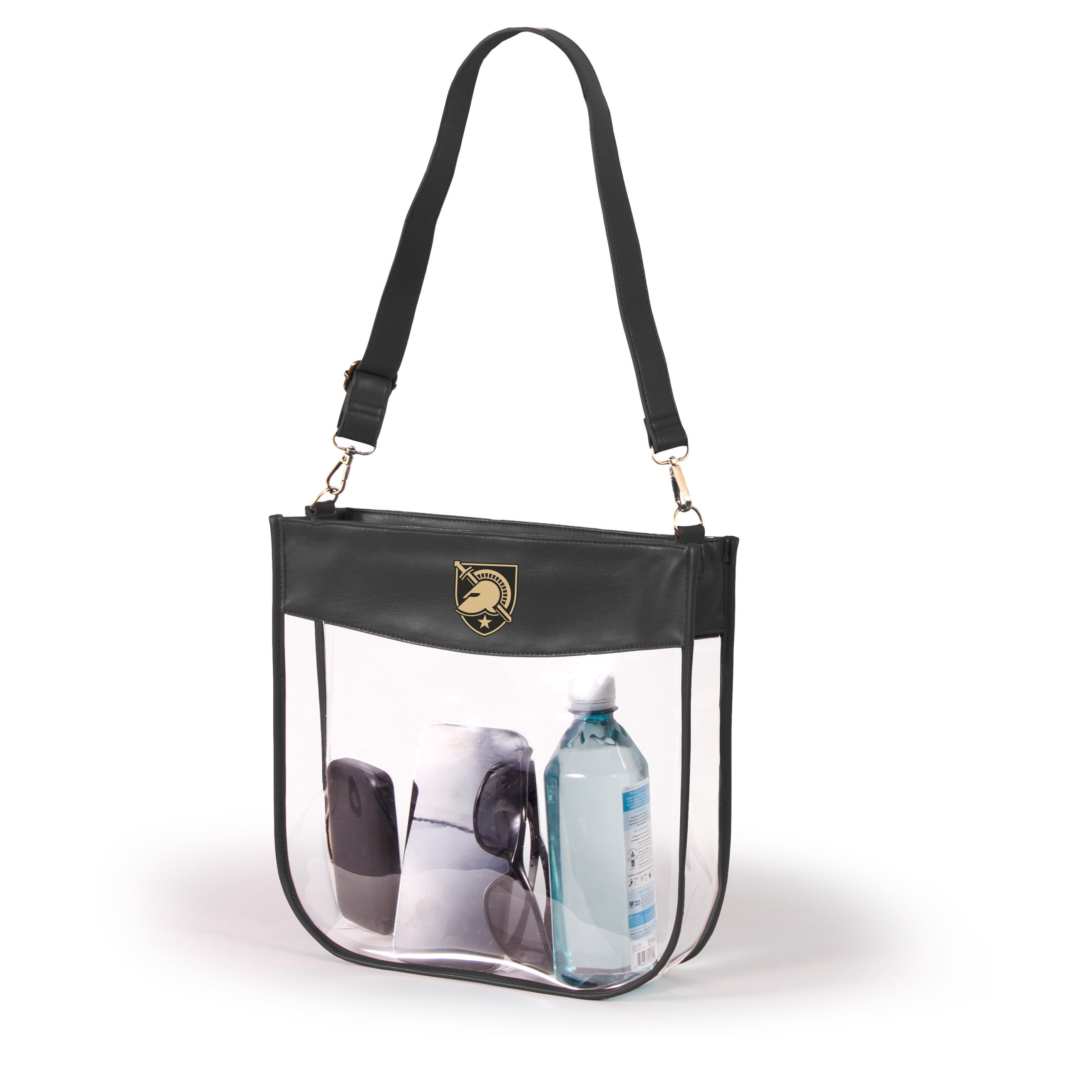 US Army Large Clear Purse with Zipper by Desden