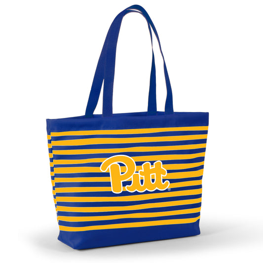 Pitt Panthers Tatum Tote Wavy Striped Tote by Desden
