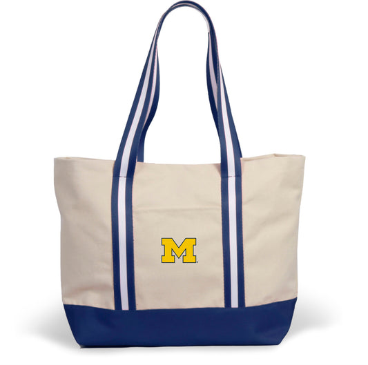 Michigan Wolverines Canvas Tote