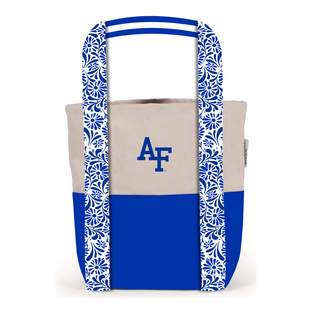 Canvas Mini Tote with Floral Straps – Air Force Falcons
