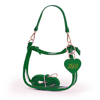 Arkansas Tech Clara Clear Purse – Stadium Bag with Heart Charm