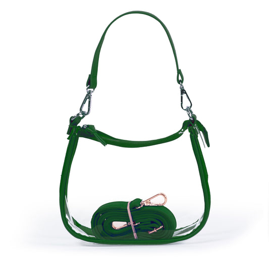 The Clara Clear Purse by Desden in Green