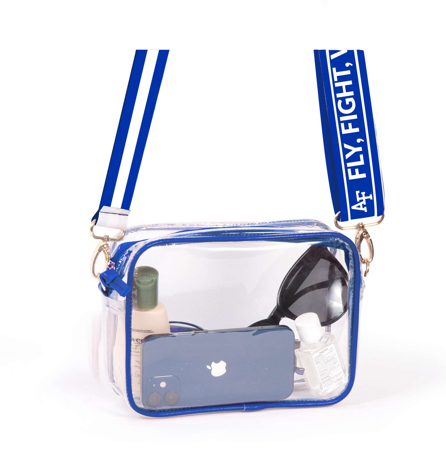Air Force Falcons Bridget Clear Purse, stadium-approved, officially licensed, by Desden-60