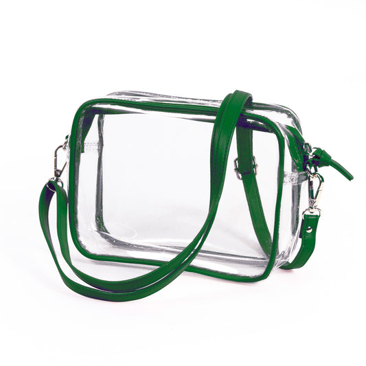 Miami Hurricanes Bridget Clear Purse – Stadium Bag with Custom Strap