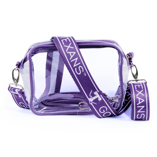 Tarleton State Texans Bridget Clear Purse, stadium-approved, officially licensed, by Desden
