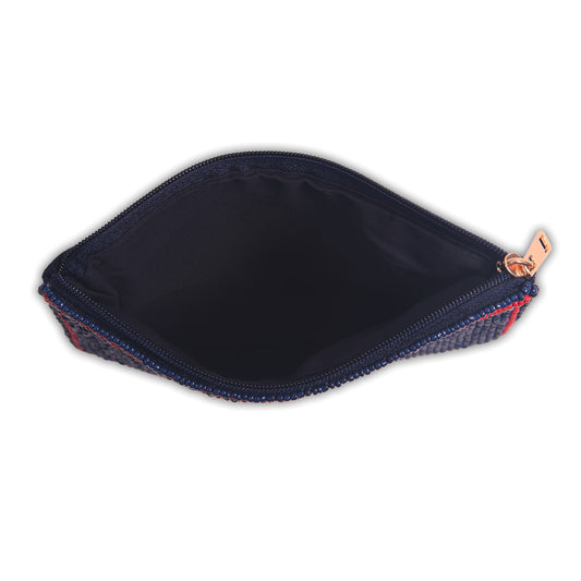 Hand Beaded Coin Pouch - Arizona Wildcats