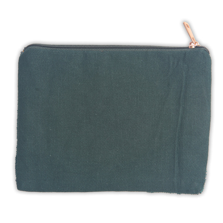 Hand Beaded Coin Pouch - Baylor Bears