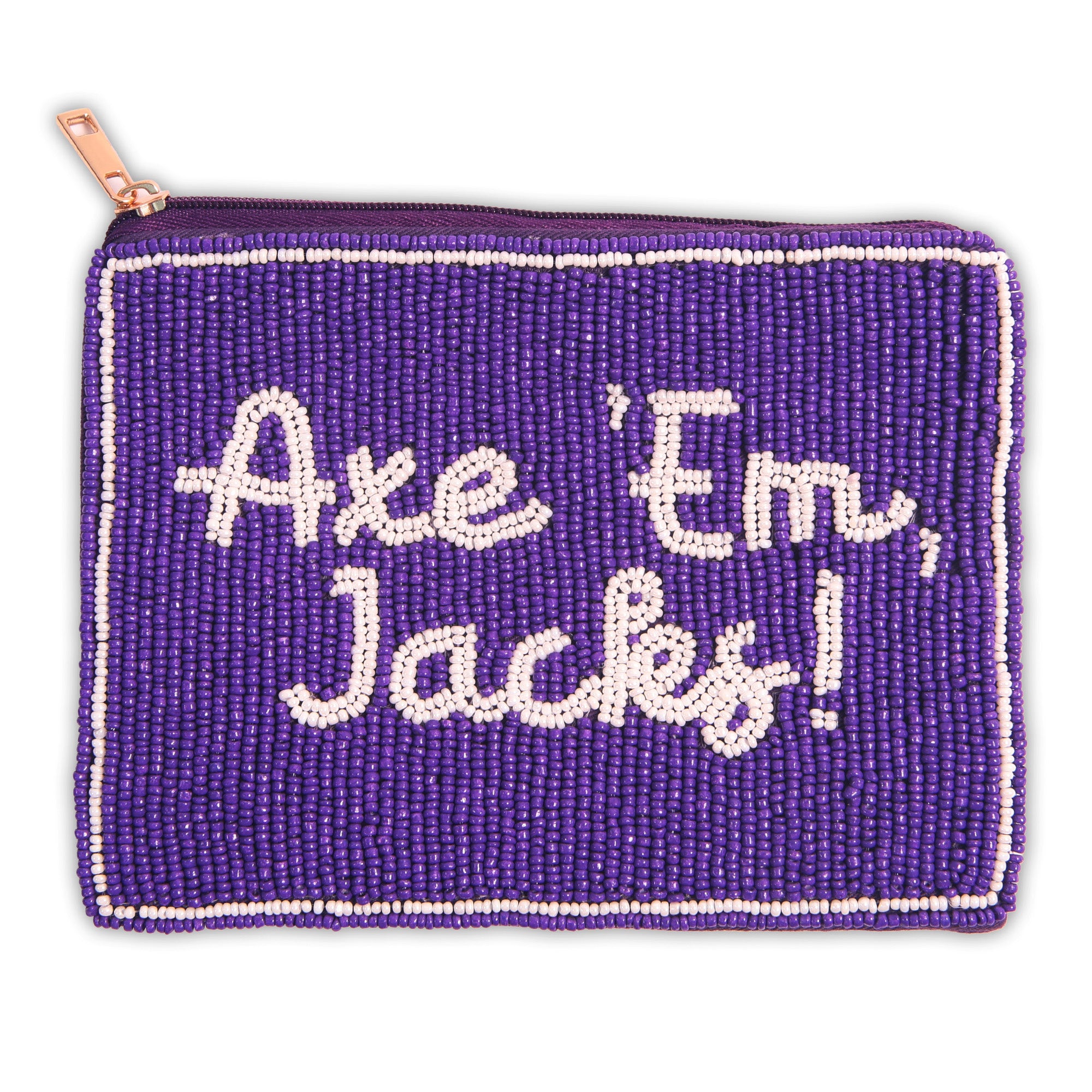 PRE-ORDER Hand Beaded Coin Pouch – Stephen F Austin Lumberjacks