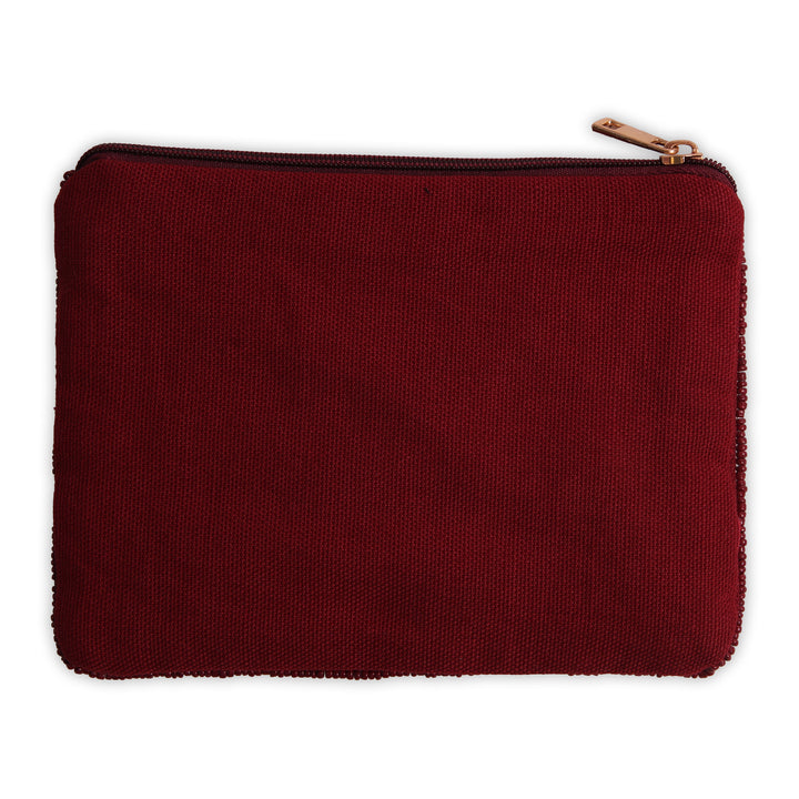 Hand Beaded Coin Pouch - Texas A&amp;M Aggies