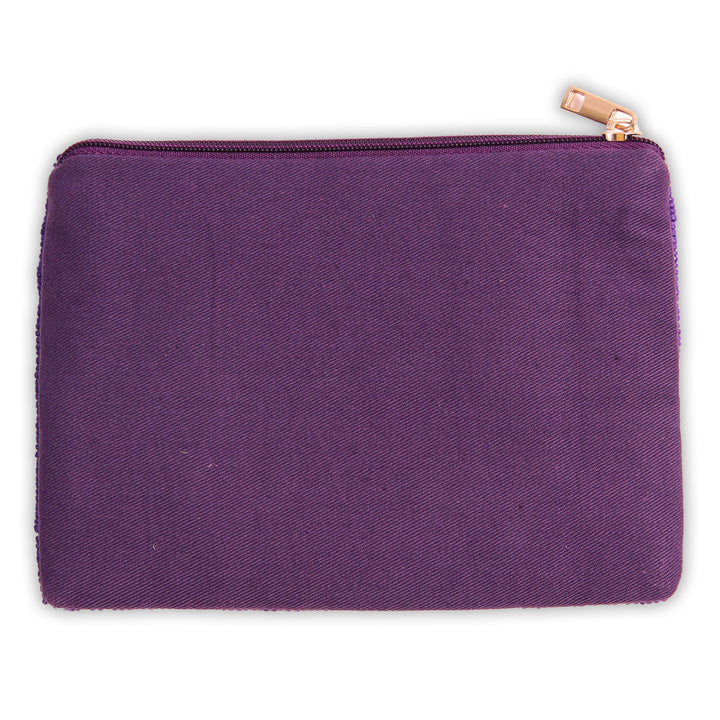 Hand Beaded Coin Pouch - Tarleton State Texans
