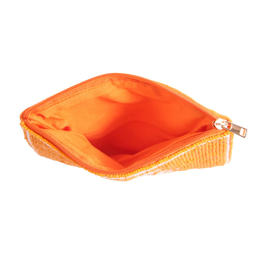 Hand Beaded Coin Pouch - Tennessee Volunteers