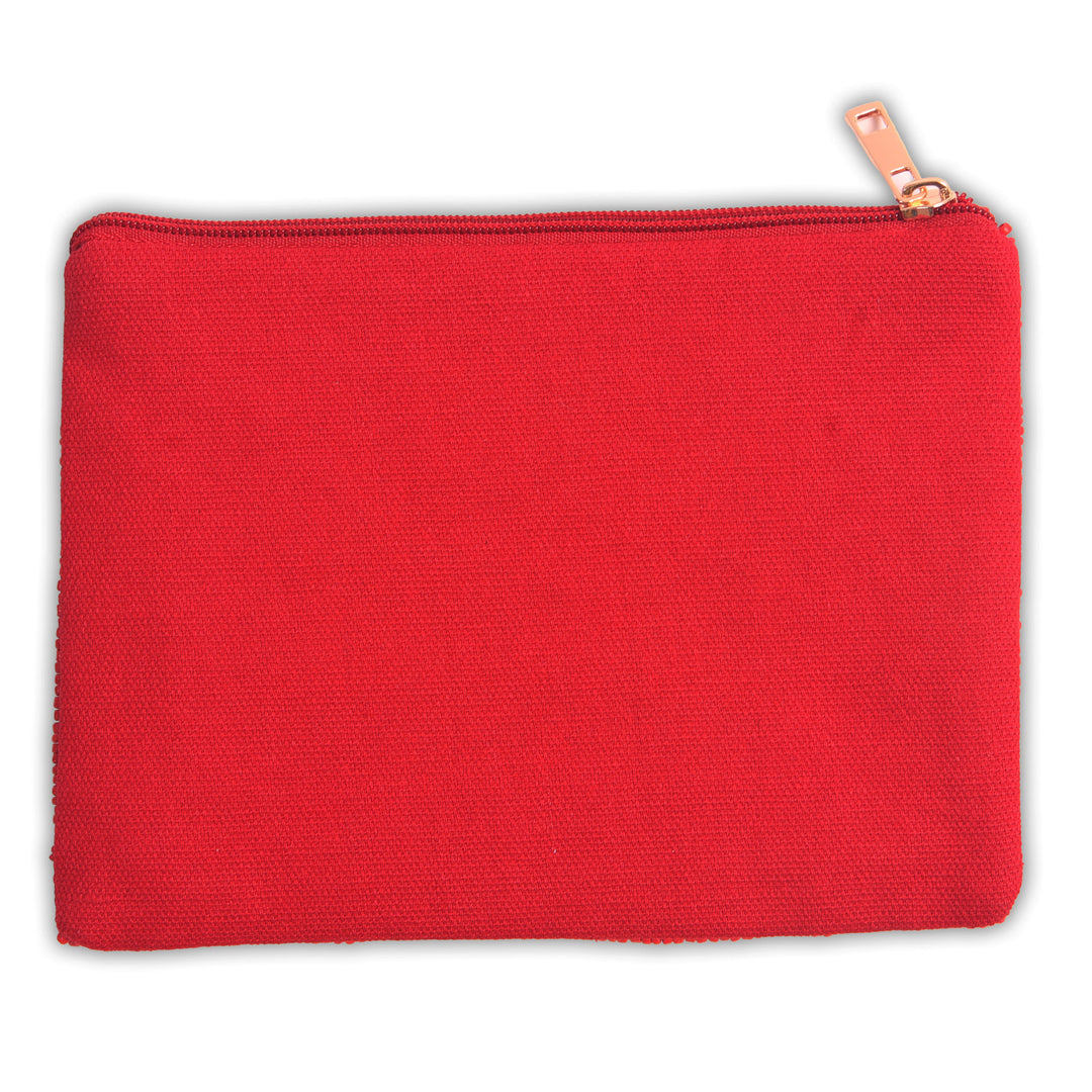 PRE-ORDER Hand Beaded Coin Pouch – Texas Tech Red Raiders