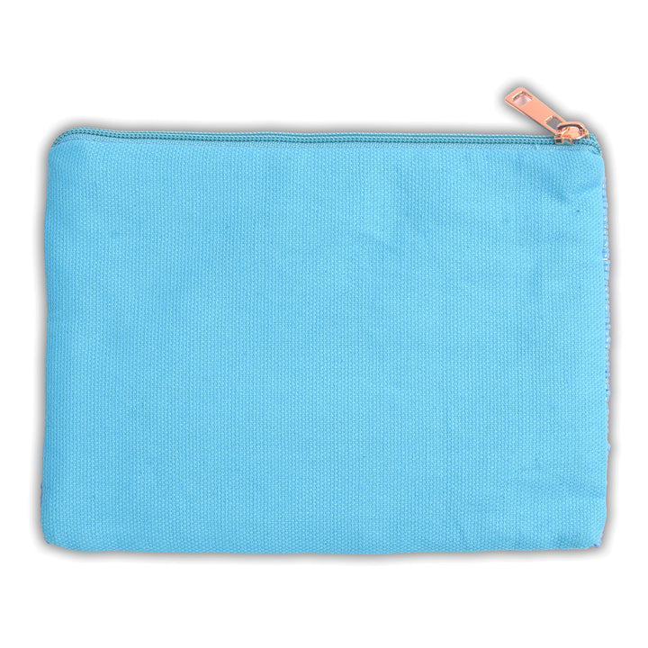 PRE-ORDER Hand Beaded Coin Pouch – North Carolina Tar Heels