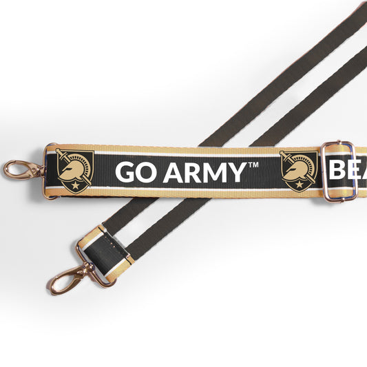 Army Black Knights officially licensed patterned purse strap by Desden