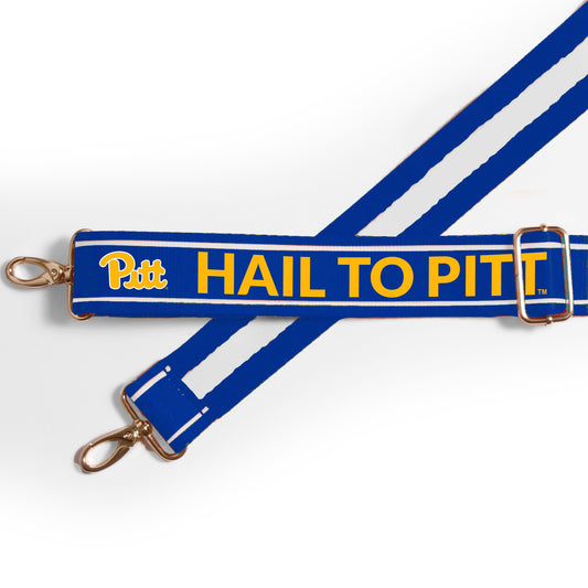 Pitt Panthers Classic Stripe Purse Strap – 1.5"