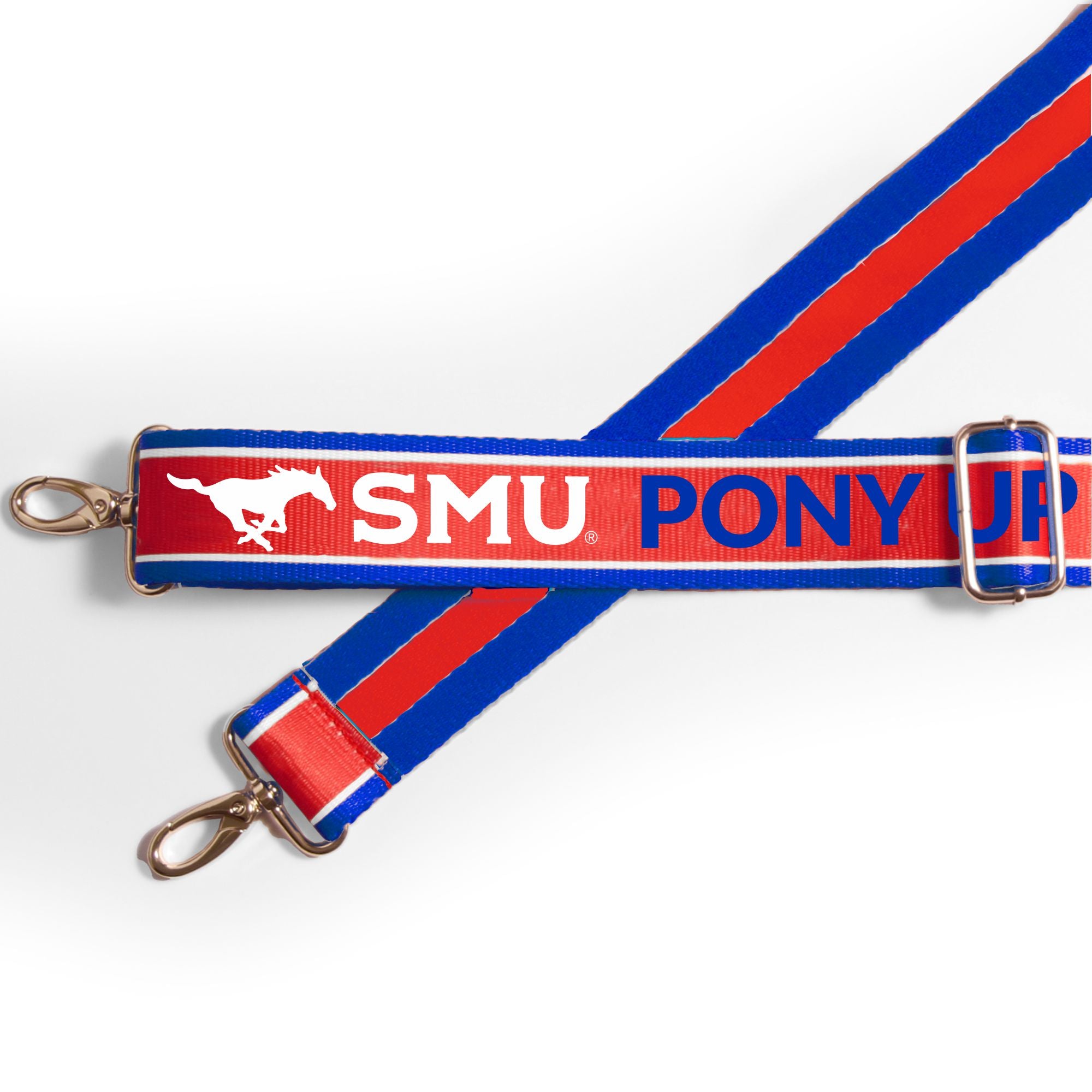 SMU Mustangs Classic Stripe Purse Strap – 1.5