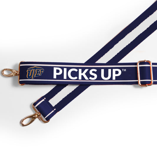 UTEP Miners officially licensed patterned purse strap by Desden