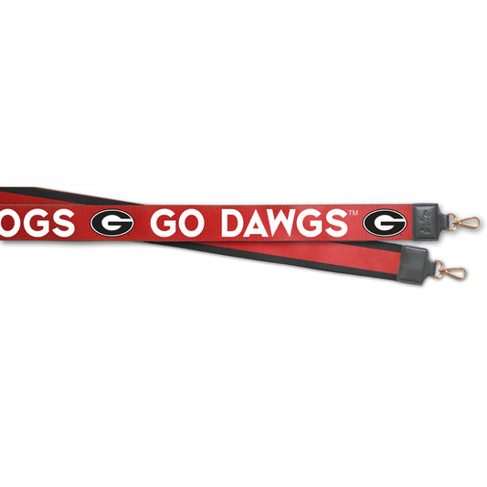 Georgia Bulldogs Team Chant Purse Strap – 2"