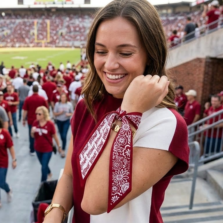 Desden Accessory Skinny Scarf – Oklahoma Sooners
