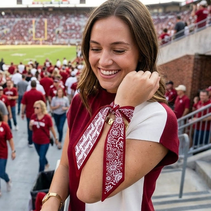 Desden Accessory Skinny Scarf – Oklahoma Sooners