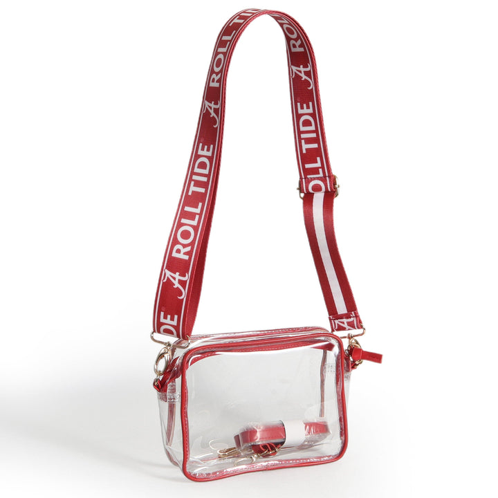 Desden Purse Alabama Roll Tide Clear Purse for  Game Day - clear camera bag by Desden