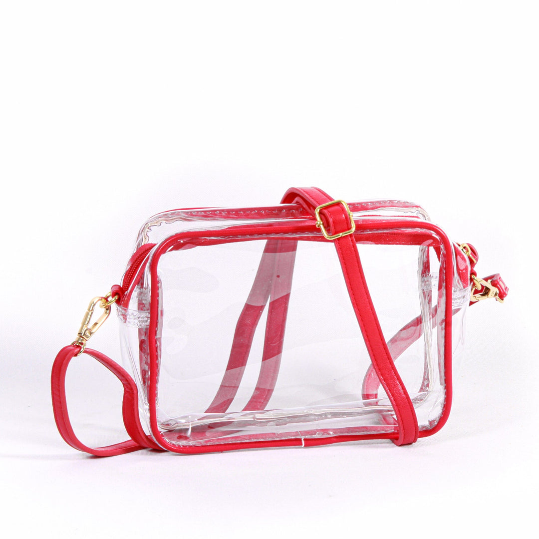 Desden Purse Arizona Wildcats Bridget Clear Purse with Patterned Shoulder Straps - Arizona