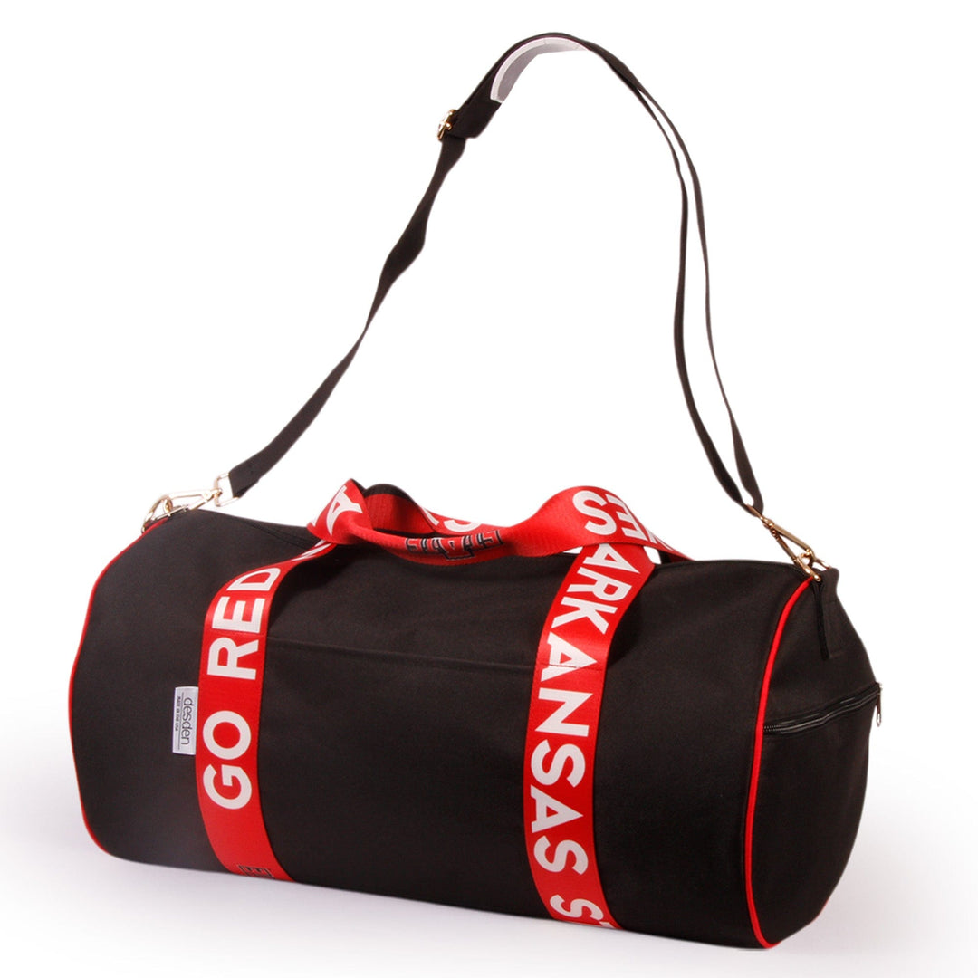 Desden Duffel Arkansas State Round Duffel by Desden