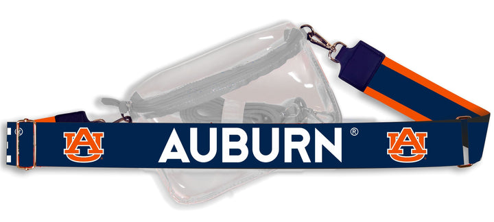 Desden Purse Auburn Hailey Clear Sling Bag with Logo Strap by Desden