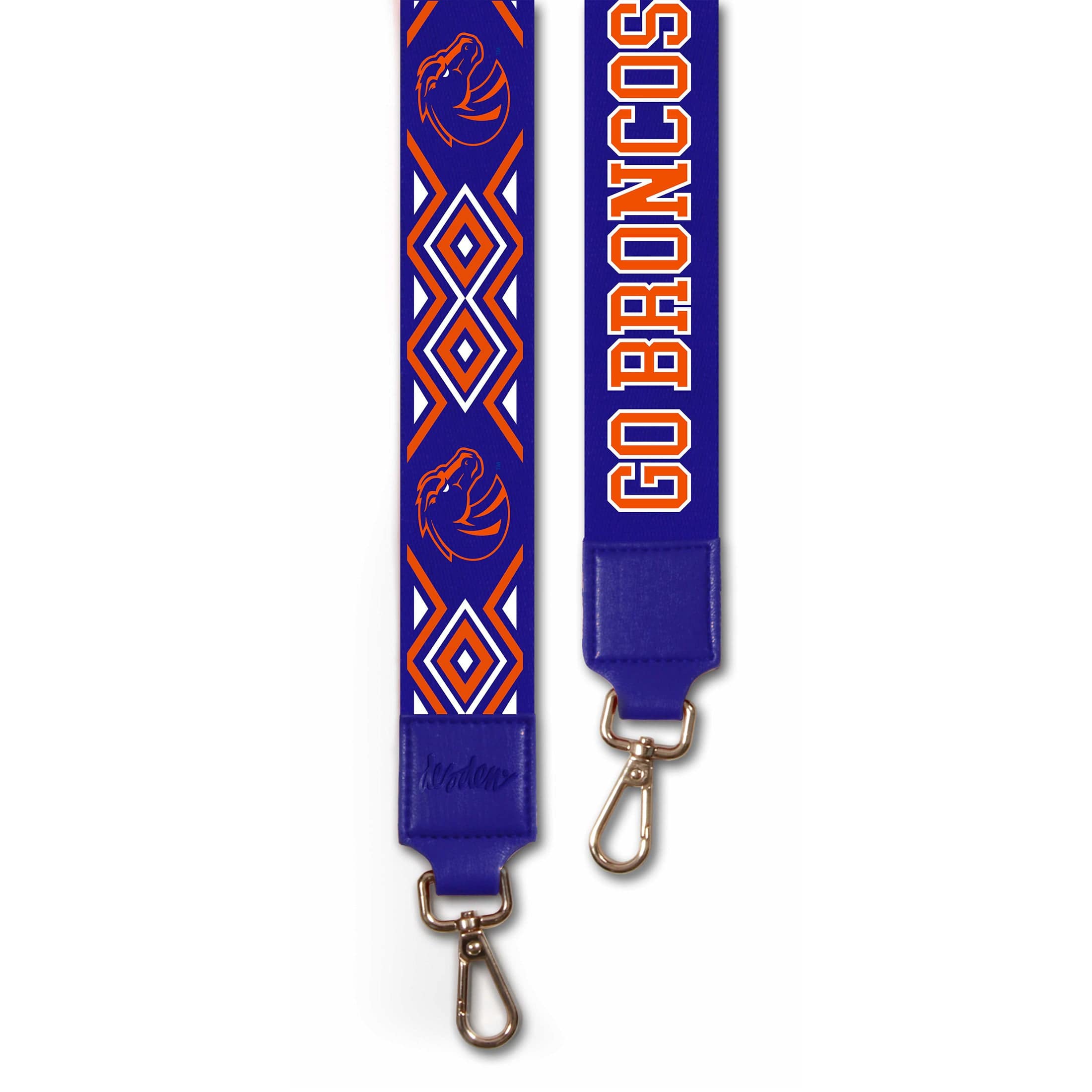 Desden Purse Strap Boise State bag strap in Orange and Blue by Desden