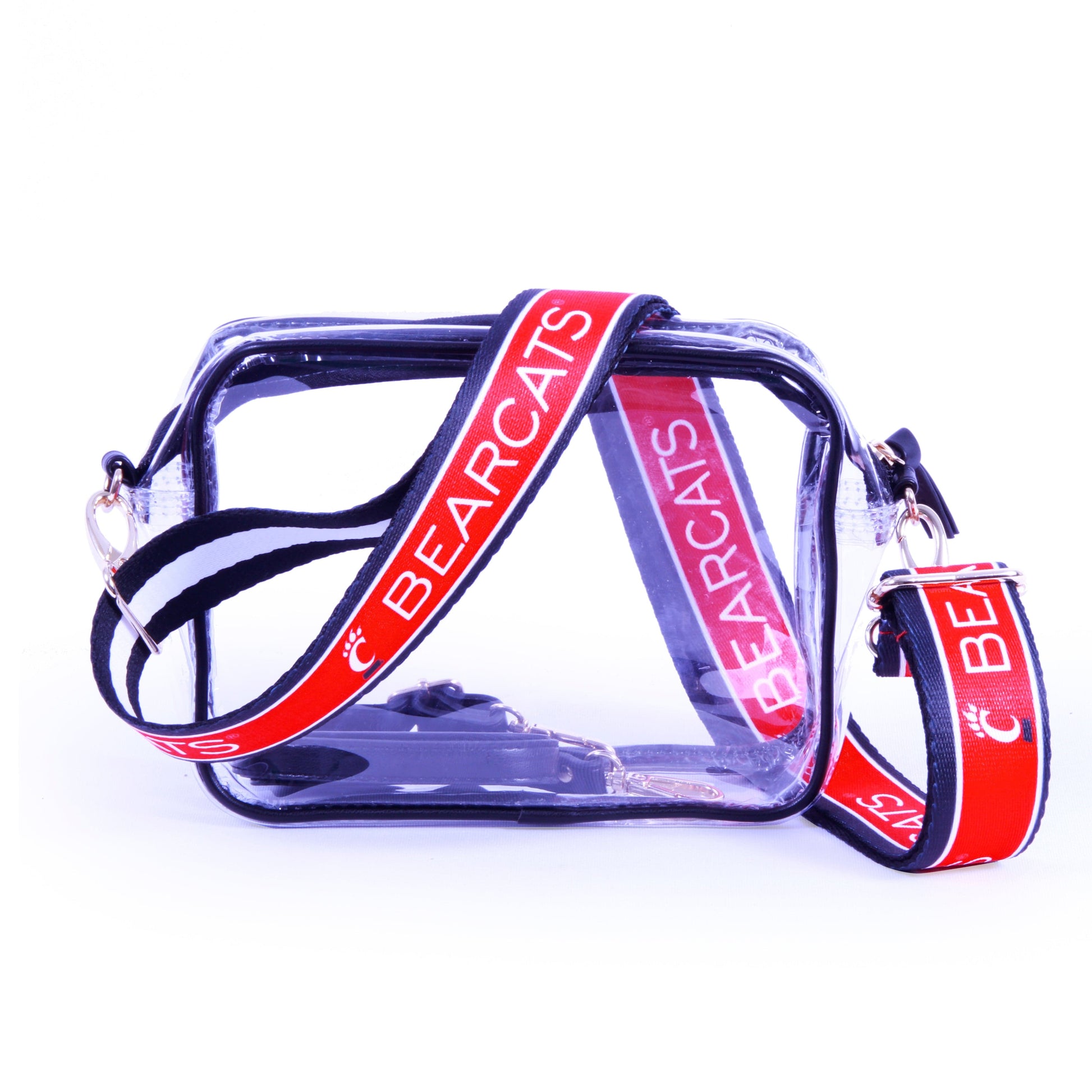 Cincinnati Bearcats Bridget Clear Purse, stadium-approved, officially licensed, by Desden