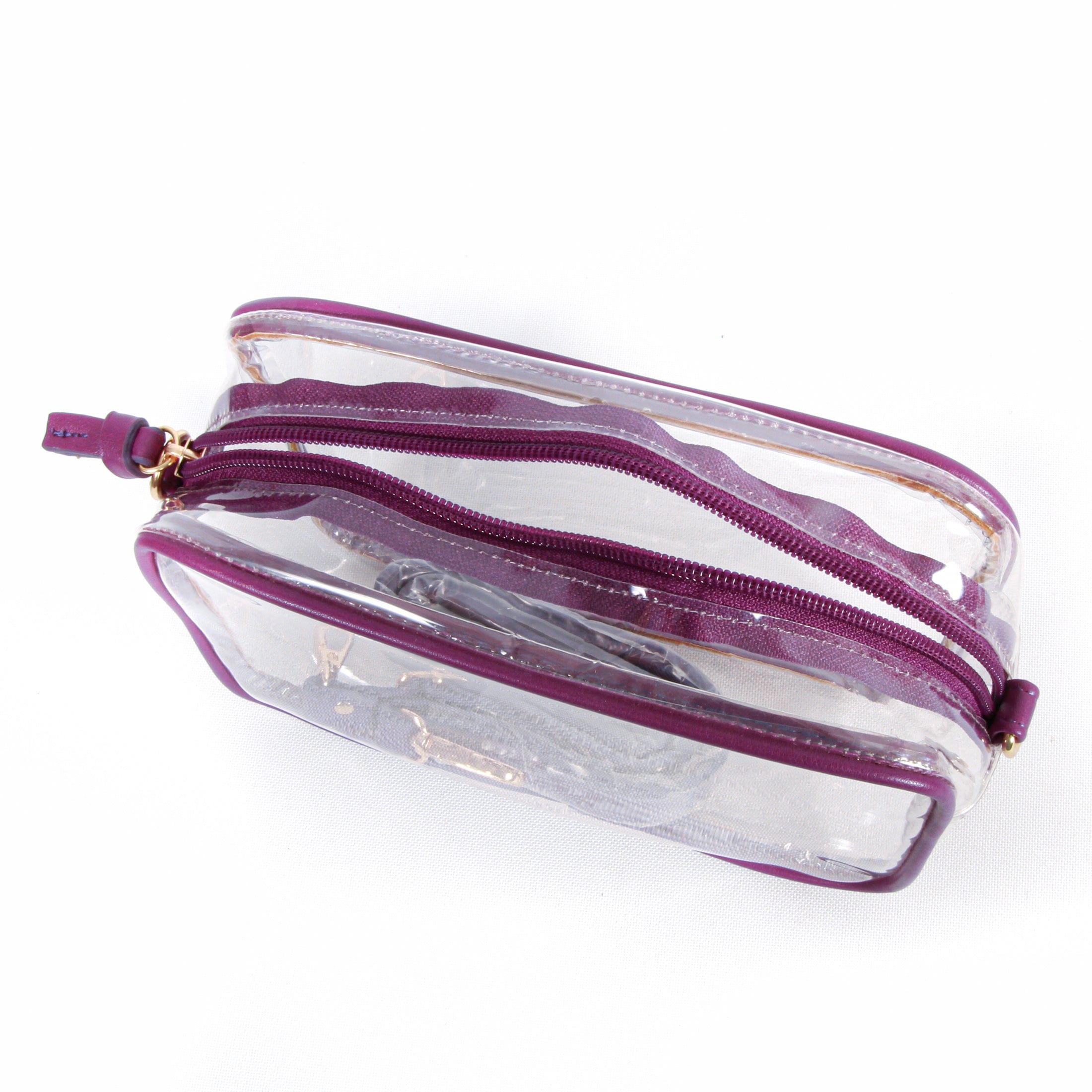Clear Purse with Patterned Straps East Carolina