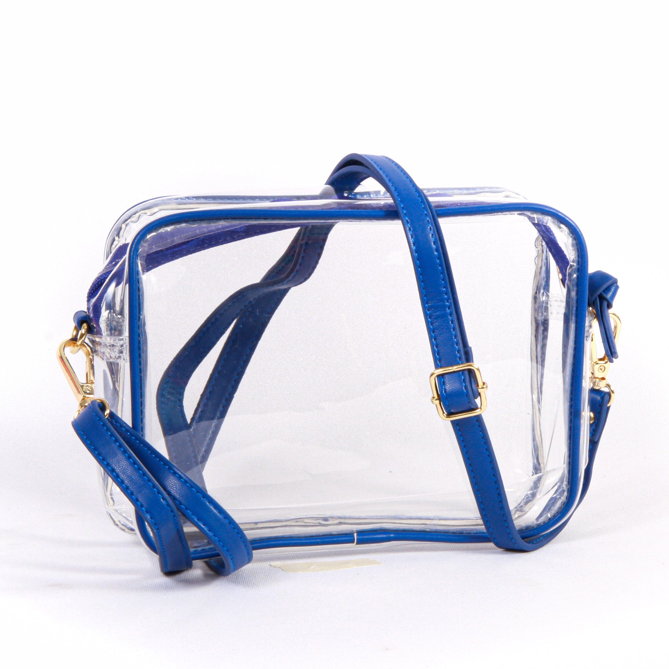 Clear Purse with Patterned Straps Kentucky