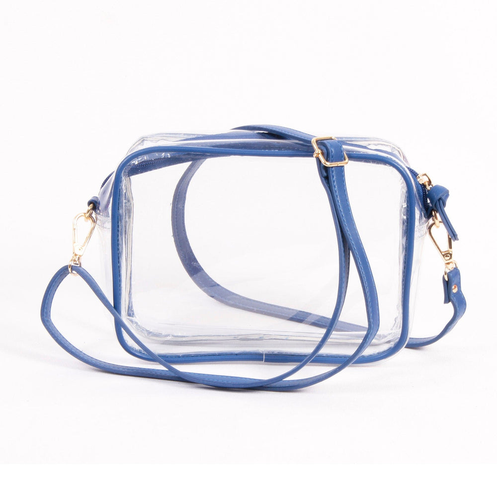 Desden Purse Bridget Clear Purse with Patterned Shoulder Straps - McNeese State