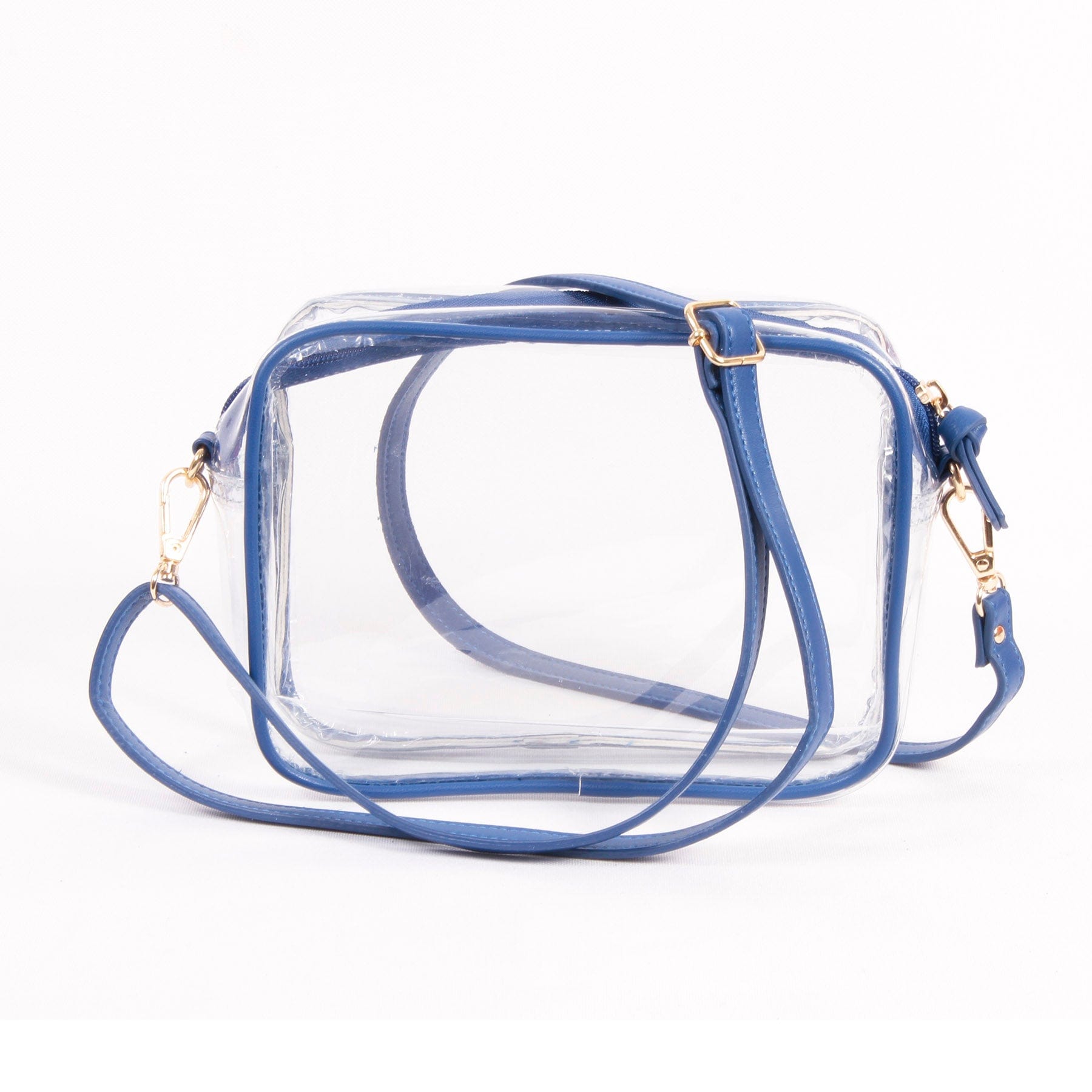 Desden Purse Bridget Clear Purse with Patterned Shoulder Straps - McNeese State