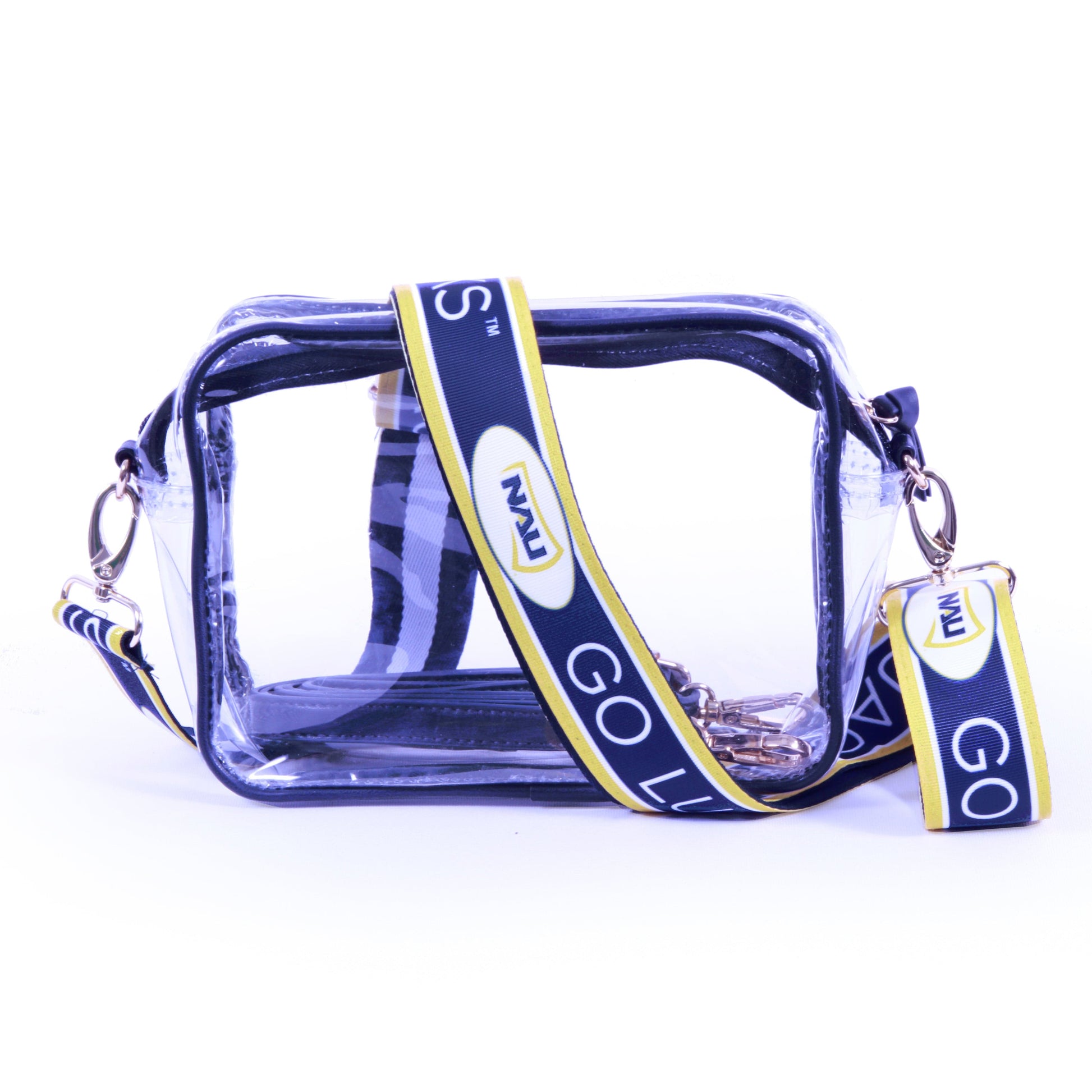 Northern Arizona Bridget Clear Purse, stadium-approved, officially licensed, by Desden