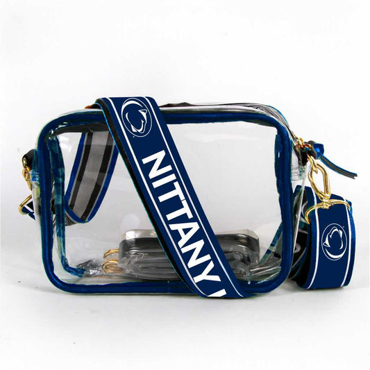 Penn State Bridget Clear Purse, stadium-approved, officially licensed, by Desden