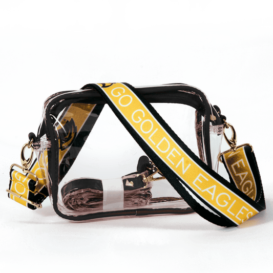 Southern Miss Bridget Clear Purse, stadium-approved, officially licensed, by Desden