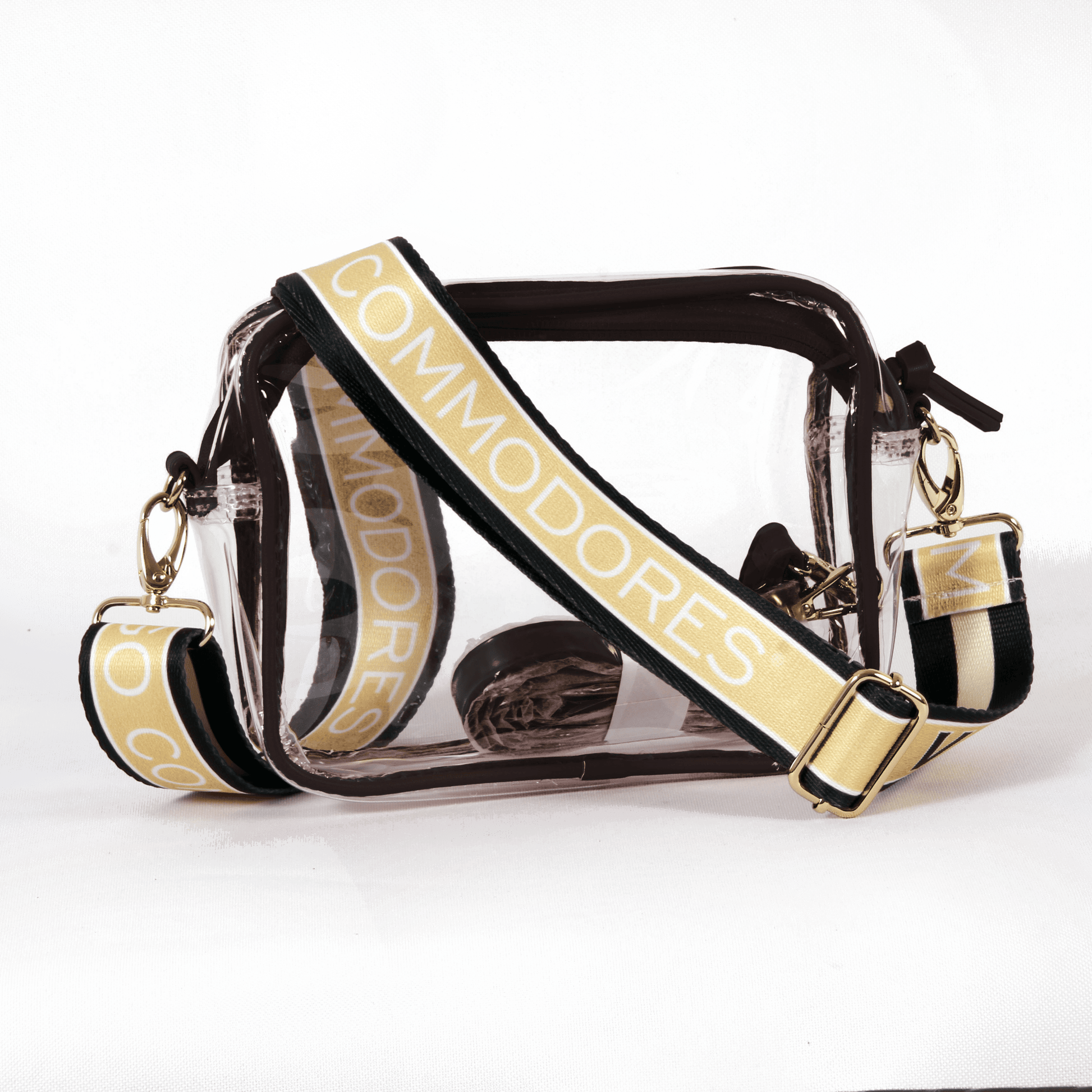 Vanderbilt Bridget Clear Purse, stadium-approved, officially licensed, by Desden