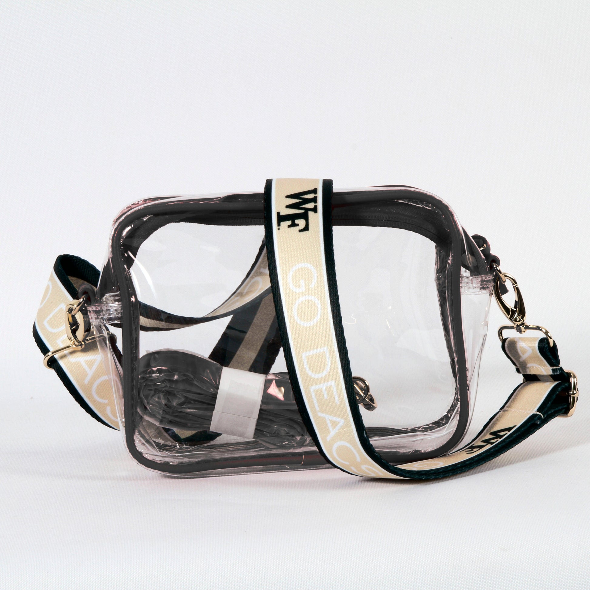 Wake Forest Bridget Clear Purse, stadium-approved, officially licensed, by Desden