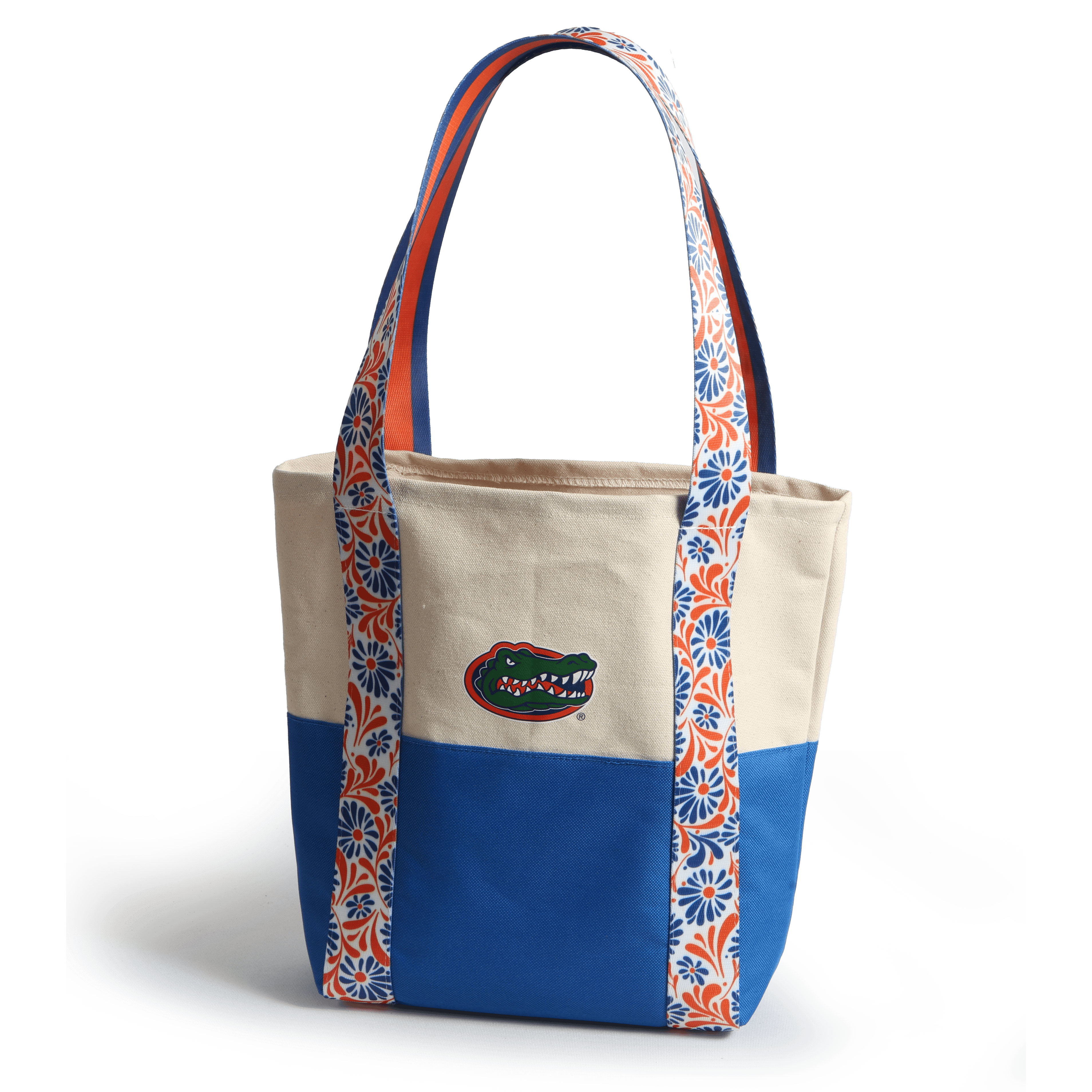 Desden Tote Bag Canvas Mini Tote with Floral Straps – Florida Gators